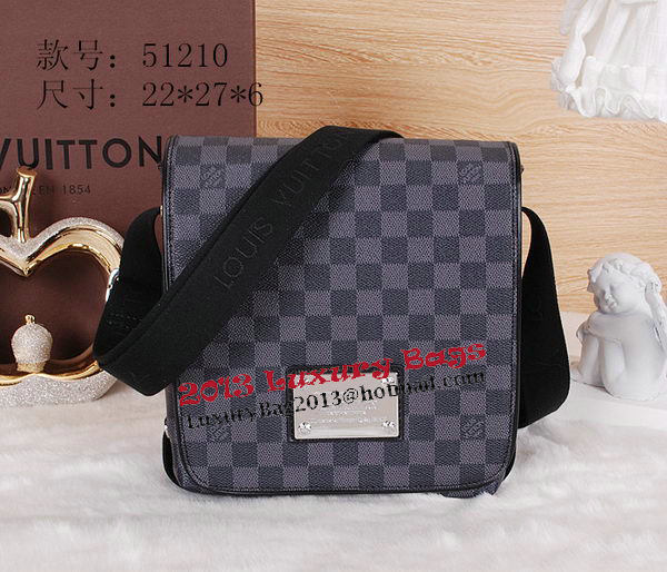Louis Vuitton Damier Graphite Canvas Brooklyn PM N51210 Louis Vuitton Damier Graphite Canvas Brooklyn PM N51210