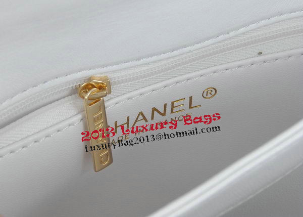 Chanel Classic Top Handle Bag Original Sheepskin Leather CHA92236 White Chanel Classic Top Handle Bag Original Sheepskin Leather CHA92236 White