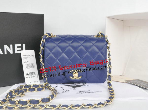 Chanel mini Classic Flap Bag Royal Original Sheekskin CHA1115 Gold Chanel mini Classic Flap Bag Royal Original Sheekskin CHA1115 Gold