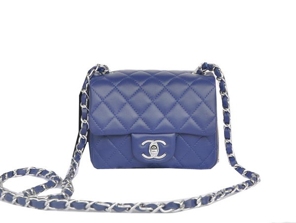 Chanel mini Classic Flap Bag Royal Original Sheekskin CHA1115 Silver Chanel mini Classic Flap Bag Royal Original Sheekskin CHA1115 Silver