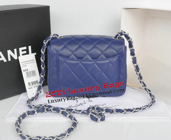 Chanel mini Classic Flap Bag Royal Original Sheekskin CHA1115 Silver Chanel mini Classic Flap Bag Royal Original Sheekskin CHA1115 Silver