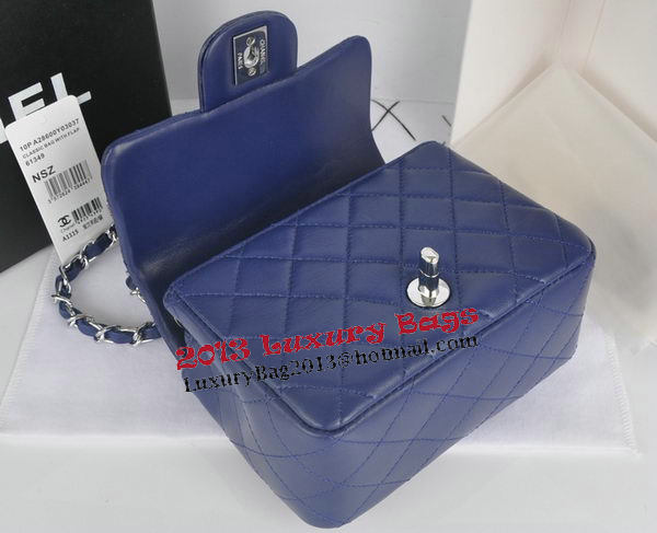 Chanel mini Classic Flap Bag Royal Original Sheekskin CHA1115 Silver Chanel mini Classic Flap Bag Royal Original Sheekskin CHA1115 Silver