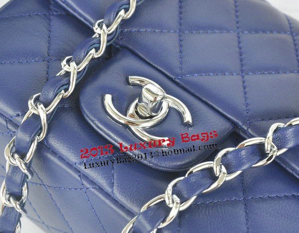 Chanel mini Classic Flap Bag Royal Original Sheekskin CHA1115 Silver Chanel mini Classic Flap Bag Royal Original Sheekskin CHA1115 Silver