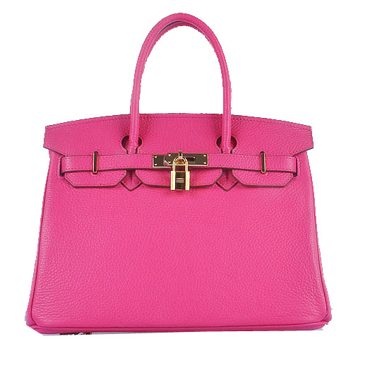 Hermes Birkin 30CM Tote Bags Light Rosy Grainy Leather Gold Hermes Birkin 30CM Tote Bags Light Rosy Grainy Leather Gold
