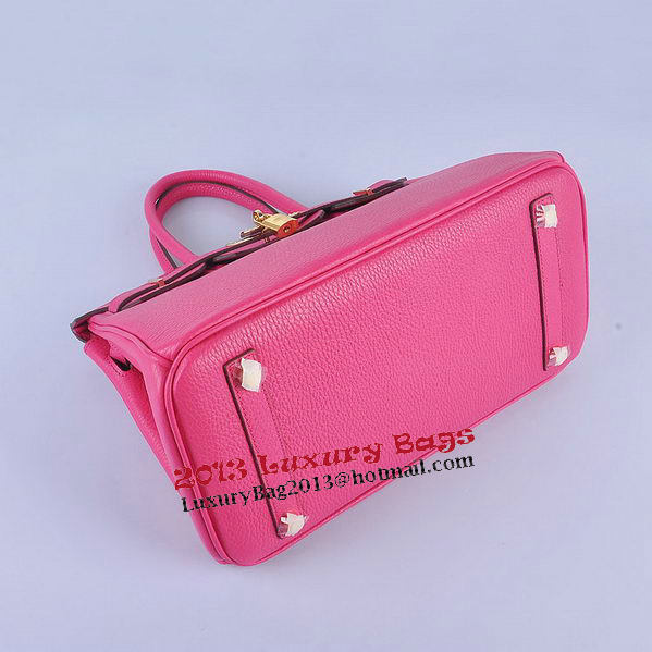 Hermes Birkin 30CM Tote Bags Light Rosy Grainy Leather Gold Hermes Birkin 30CM Tote Bags Light Rosy Grainy Leather Gold