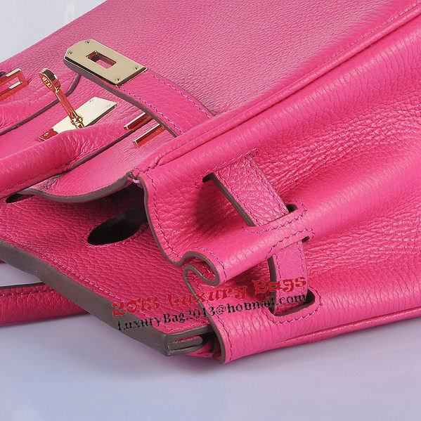 Hermes Birkin 30CM Tote Bags Light Rosy Grainy Leather Gold Hermes Birkin 30CM Tote Bags Light Rosy Grainy Leather Gold