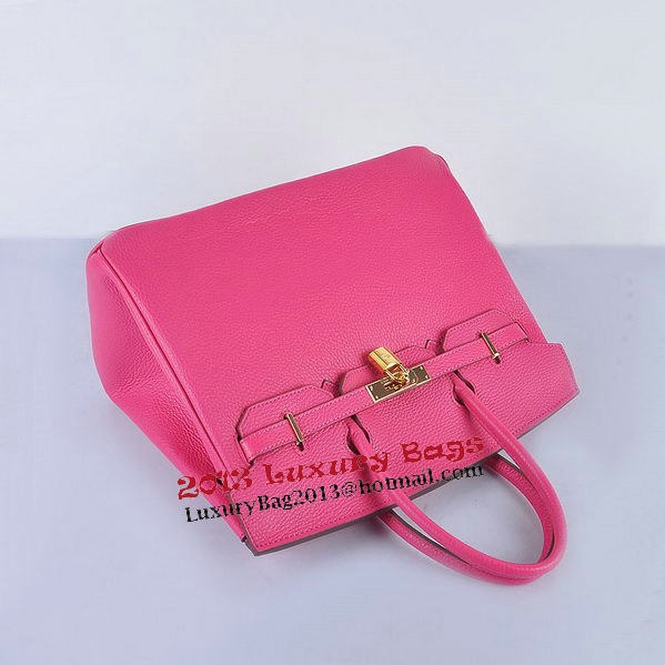 Hermes Birkin 35CM Tote Bag Rosy Grainy Leather Gold Hermes Birkin 35CM Tote Bag Rosy Grainy Leather Gold