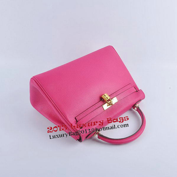 Hermes Kelly 32cm Shoulder Bags Rosy Grainy Leather Gold Hermes Kelly 32cm Shoulder Bags Rosy Grainy Leather Gold