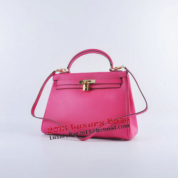Hermes Kelly 32cm Shoulder Bags Rosy Grainy Leather Gold Hermes Kelly 32cm Shoulder Bags Rosy Grainy Leather Gold