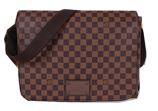 Louis Vuitton N51212 Damier Ebene Canvas Brooklyn GM Bag Louis Vuitton N51212 Damier Ebene Canvas Brooklyn GM Bag