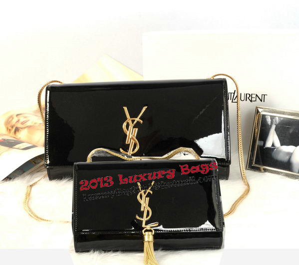 YSL Monogramme Cross-body Shoulder Bag Patent Leather Y311214 Black YSL Monogramme Cross-body Shoulder Bag Patent Leather Y311214 Black