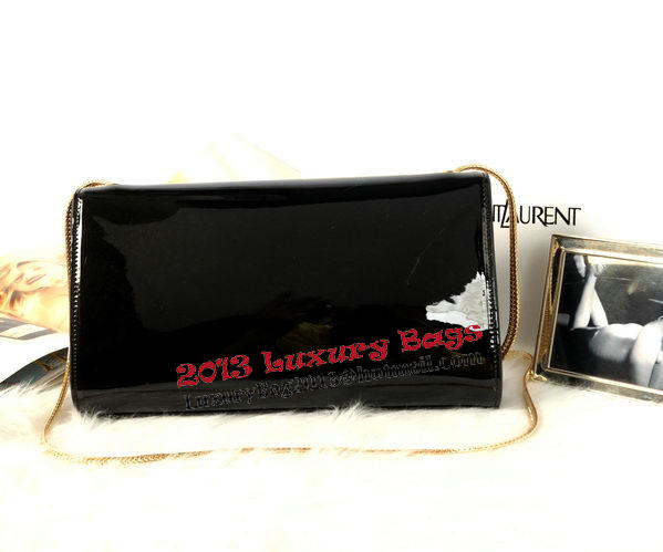 YSL Monogramme Cross-body Shoulder Bag Patent Leather Y311214 Black YSL Monogramme Cross-body Shoulder Bag Patent Leather Y311214 Black