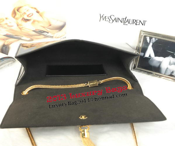 YSL Monogramme Cross-body Shoulder Bag Patent Leather Y311214 Black YSL Monogramme Cross-body Shoulder Bag Patent Leather Y311214 Black