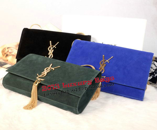 YSL Monogramme Cross-body Shoulder Bag Suede Leather Y311214 Black YSL Monogramme Cross-body Shoulder Bag Suede Leather Y311214 Black