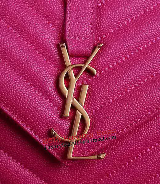 Saint Laurent Classic Monogramme Cannage Pattern Flap Bag Y5480 Rose Saint Laurent Classic Monogramme Cannage Pattern Flap Bag Y5480 Rose