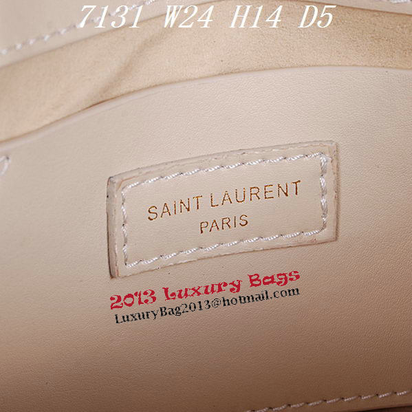 Yves Saint Laurent Classic Monogramme Clutch Y7131 OffWhite Yves Saint Laurent Classic Monogramme Clutch Y7131 OffWhite