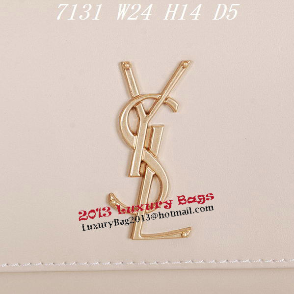 Yves Saint Laurent Classic Monogramme Clutch Y7131 OffWhite Yves Saint Laurent Classic Monogramme Clutch Y7131 OffWhite