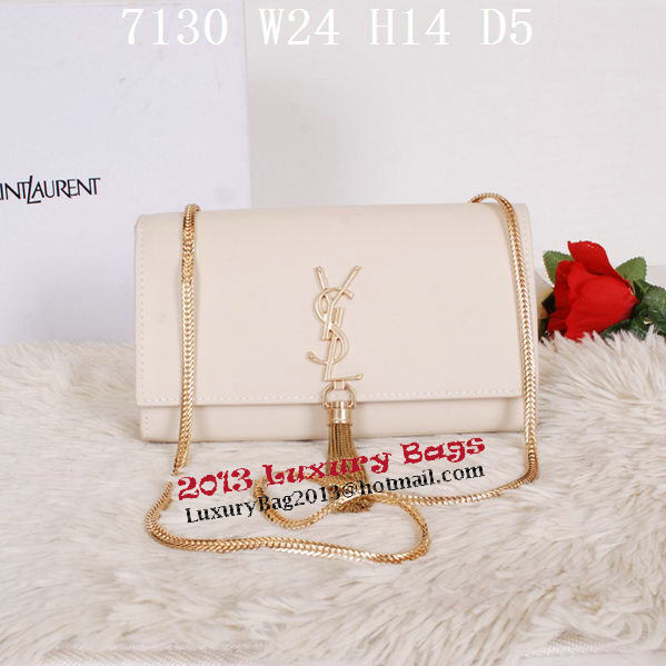 Yves Saint Laurent Monogramme Cross-body Shoulder Bag Y7130 OffWhite Yves Saint Laurent Monogramme Cross-body Shoulder Bag Y7130 OffWhite