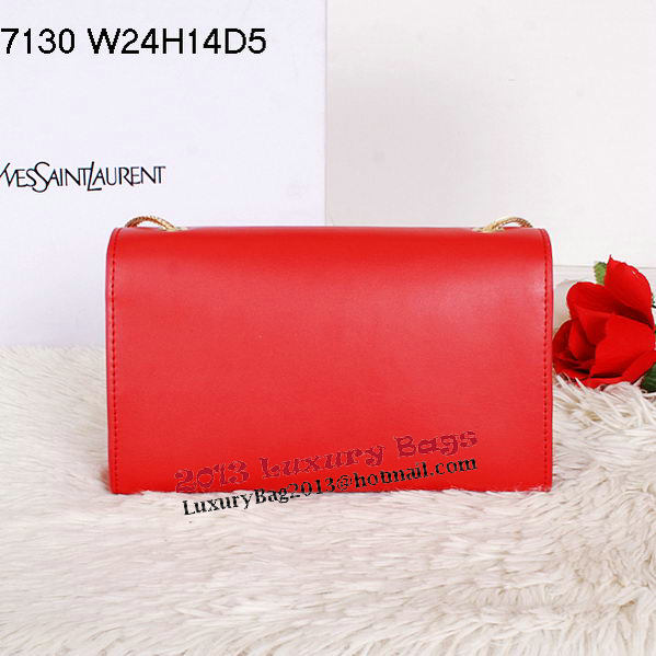 Yves Saint Laurent Monogramme Cross-body Shoulder Bag Y7130 Red Yves Saint Laurent Monogramme Cross-body Shoulder Bag Y7130 Red