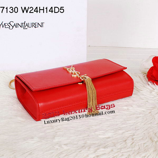 Yves Saint Laurent Monogramme Cross-body Shoulder Bag Y7130 Red Yves Saint Laurent Monogramme Cross-body Shoulder Bag Y7130 Red