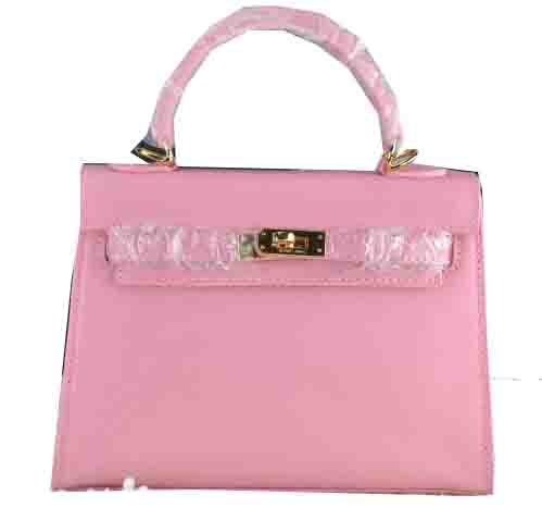 Hermes Kelly 22cm Tote Bag Calfskin Leather Pink Hermes Kelly 22cm Tote Bag Calfskin Leather Pink