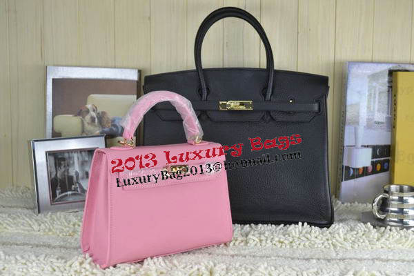 Hermes Kelly 22cm Tote Bag Calfskin Leather Pink Hermes Kelly 22cm Tote Bag Calfskin Leather Pink