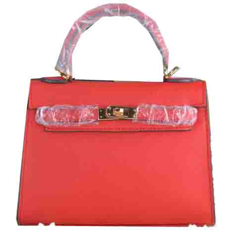 Hermes Kelly 22cm Tote Bag Calfskin Leather Red Hermes Kelly 22cm Tote Bag Calfskin Leather Red