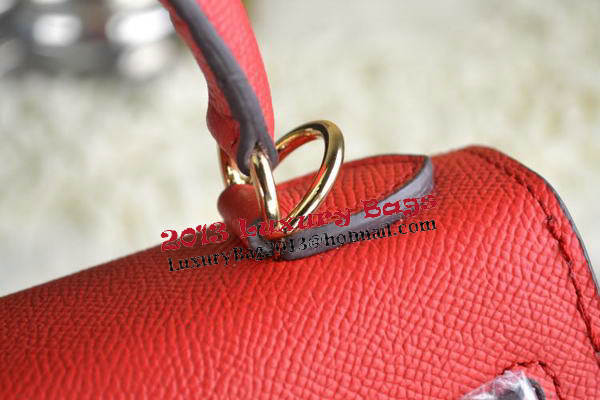 Hermes Kelly 22cm Tote Bag Calfskin Leather Red Hermes Kelly 22cm Tote Bag Calfskin Leather Red