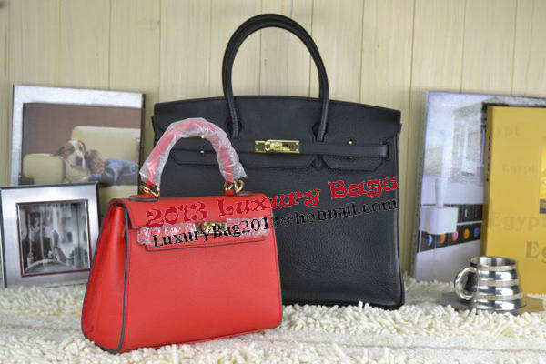 Hermes Kelly 22cm Tote Bag Calfskin Leather Red Hermes Kelly 22cm Tote Bag Calfskin Leather Red