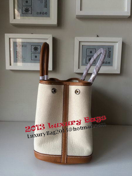Hermes Garden Party 30CM Bag Canvas Leather H11S Wheat Hermes Garden Party 30CM Bag Canvas Leather H11S Wheat