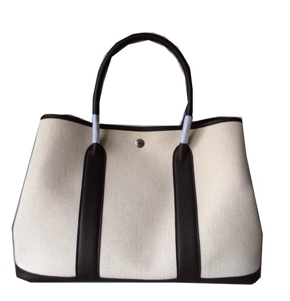 Hermes Garden Party 36CM Bag Canvas Leather H11M Brown Hermes Garden Party 36CM Bag Canvas Leather H11M Brown