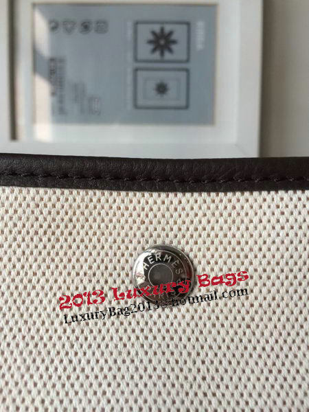 Hermes Garden Party 36CM Bag Canvas Leather H11M Brown Hermes Garden Party 36CM Bag Canvas Leather H11M Brown