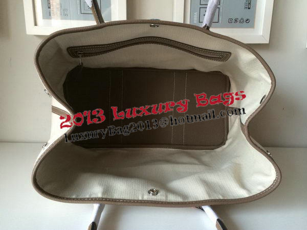 Hermes Garden Party 36CM Bag Canvas Leather H11M Grey Hermes Garden Party 36CM Bag Canvas Leather H11M Grey