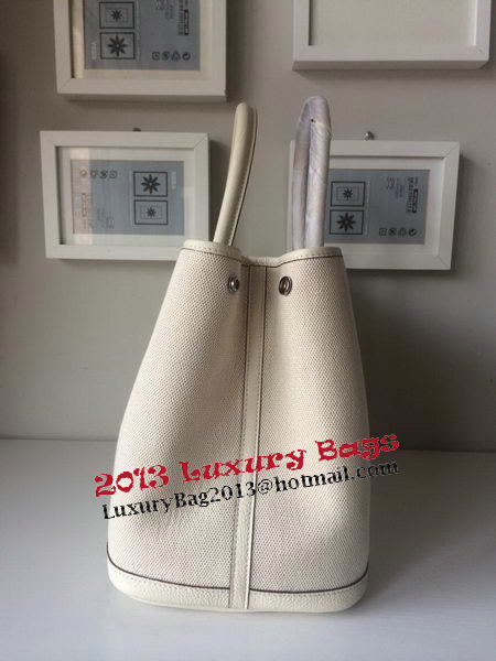 Hermes Garden Party 36CM Bag Canvas Leather H11M OffWhite Hermes Garden Party 36CM Bag Canvas Leather H11M OffWhite