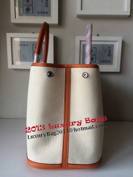 Hermes Garden Party 36CM Bag Canvas Leather H11M Orange Hermes Garden Party 36CM Bag Canvas Leather H11M Orange