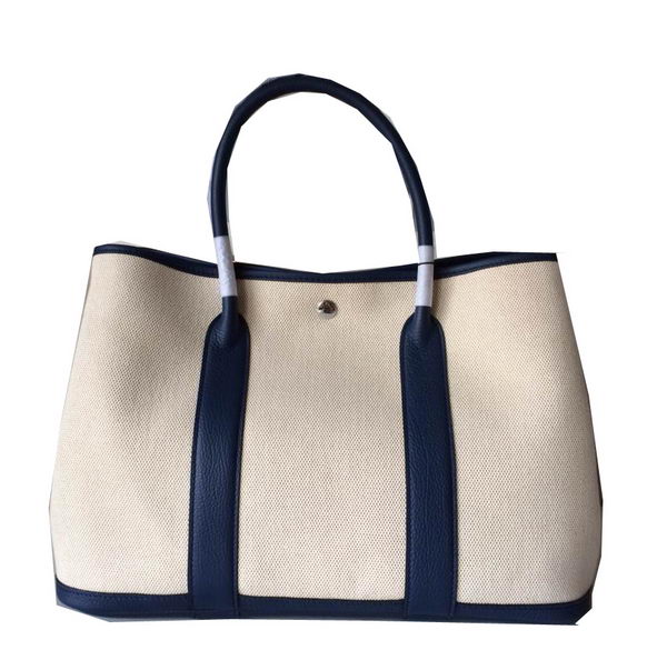 Hermes Garden Party 36CM Bag Canvas Leather H11M Royal Hermes Garden Party 36CM Bag Canvas Leather H11M Royal