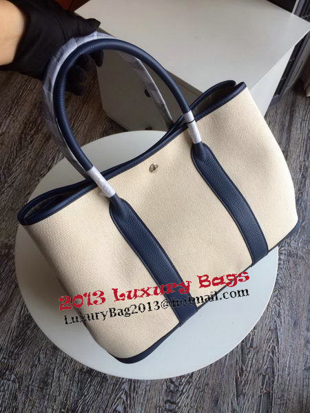 Hermes Garden Party 36CM Bag Canvas Leather H11M Royal Hermes Garden Party 36CM Bag Canvas Leather H11M Royal