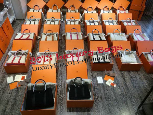 Hermes Garden Party 36CM Bag Canvas Leather H11M Royal Hermes Garden Party 36CM Bag Canvas Leather H11M Royal
