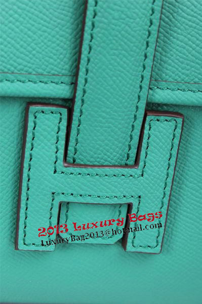 Hermes Jige Clutch Bag Calfskin Leather H258 Green Hermes Jige Clutch Bag Calfskin Leather H258 Green