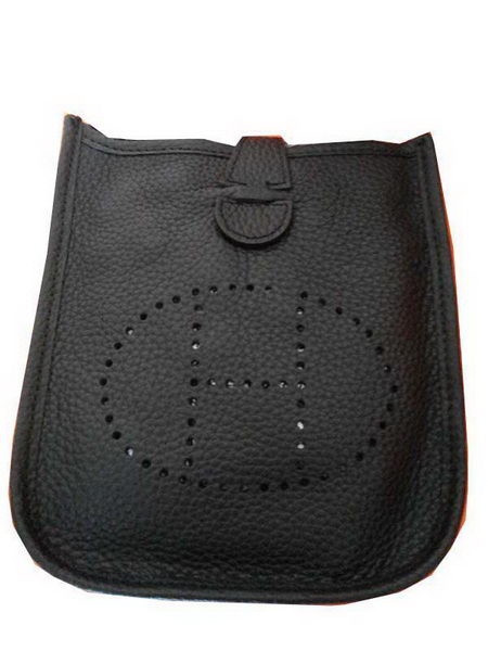 Hermes mini Evelyne Messenger Bag H1608S Black Hermes mini Evelyne Messenger Bag H1608S Black
