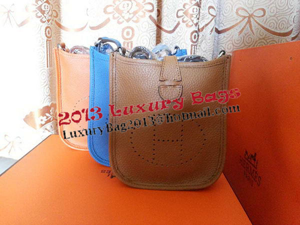 Hermes mini Evelyne Messenger Bag H1608S Grey Hermes mini Evelyne Messenger Bag H1608S Grey