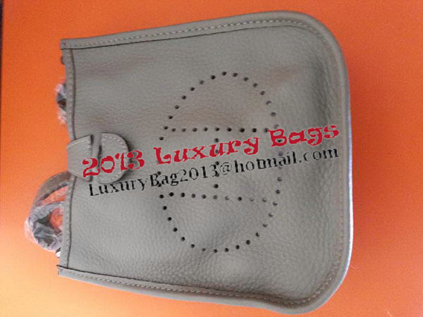 Hermes mini Evelyne Messenger Bag H1608S Grey Hermes mini Evelyne Messenger Bag H1608S Grey