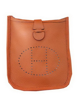 Hermes mini Evelyne Messenger Bag H1608S Orange Hermes mini Evelyne Messenger Bag H1608S Orange