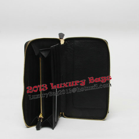 Prada Grainy Leather Wallets 1M1188 Black Prada Grainy Leather Wallets 1M1188 Black