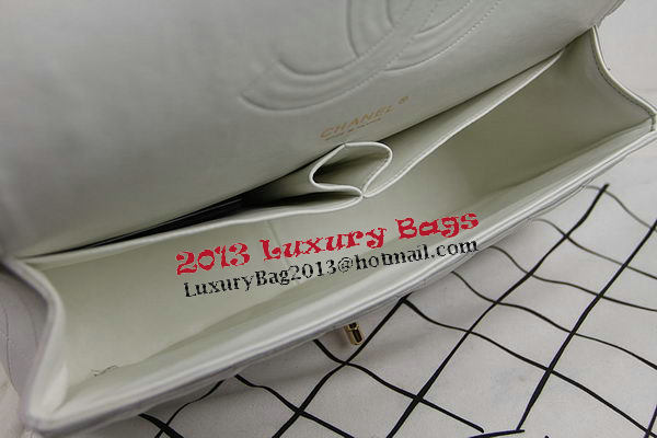 Chanel Classic Flap Bag OffWhite Original Leather CF1113 Gold Chanel Classic Flap Bag OffWhite Original Leather CF1113 Gold