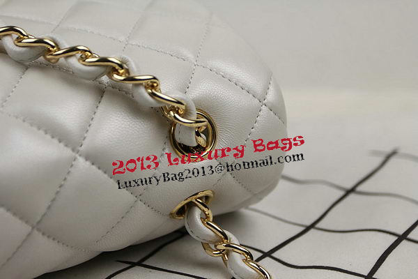 Chanel Classic Flap Bag OffWhite Original Leather CF1113 Gold Chanel Classic Flap Bag OffWhite Original Leather CF1113 Gold