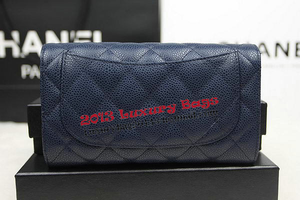 Chanel Tri-Fold Wallet Original Cannage Pattern Leather CHA31506 Royal Chanel Tri-Fold Wallet Original Cannage Pattern Leather CHA31506 Royal