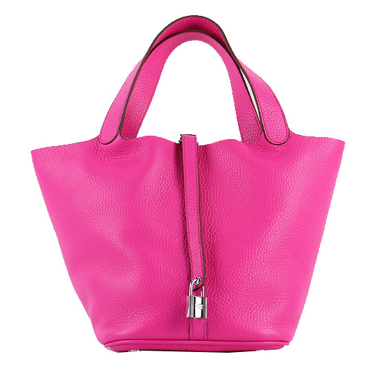 Hermes Picotin Lock MM Bag in Original Leather H8616 Rose Hermes Picotin Lock MM Bag in Original Leather H8616 Rose
