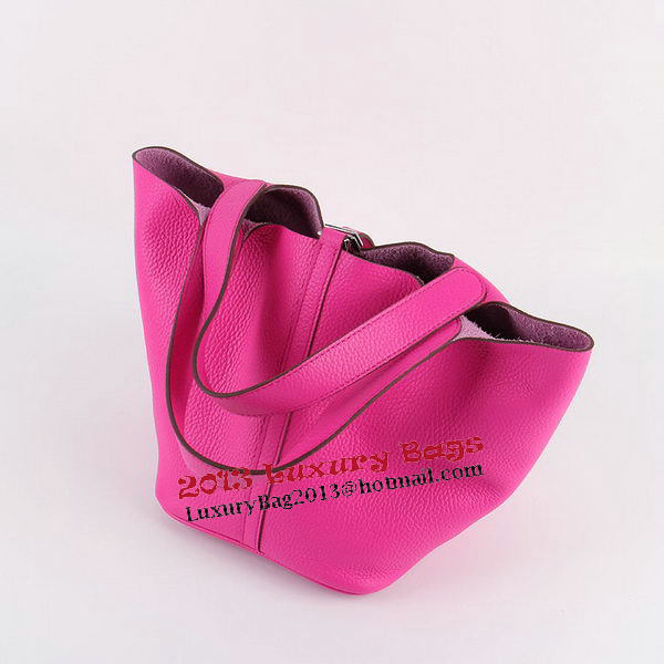 Hermes Picotin Lock MM Bag in Original Leather H8616 Rose Hermes Picotin Lock MM Bag in Original Leather H8616 Rose
