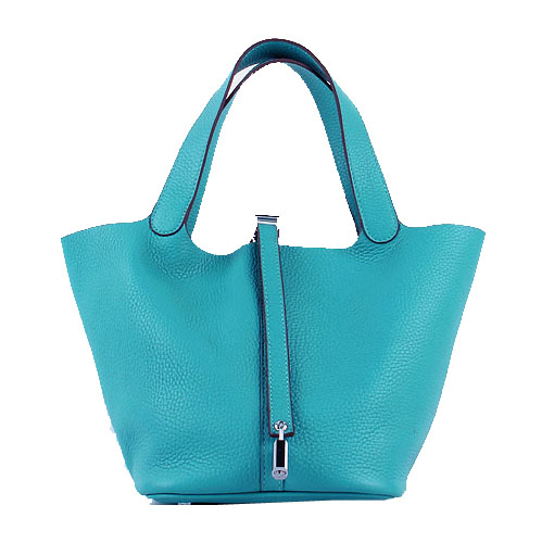 Hermes Picotin Lock PM Bag in Clemence Leather H8615 Green Hermes Picotin Lock PM Bag in Clemence Leather H8615 Green